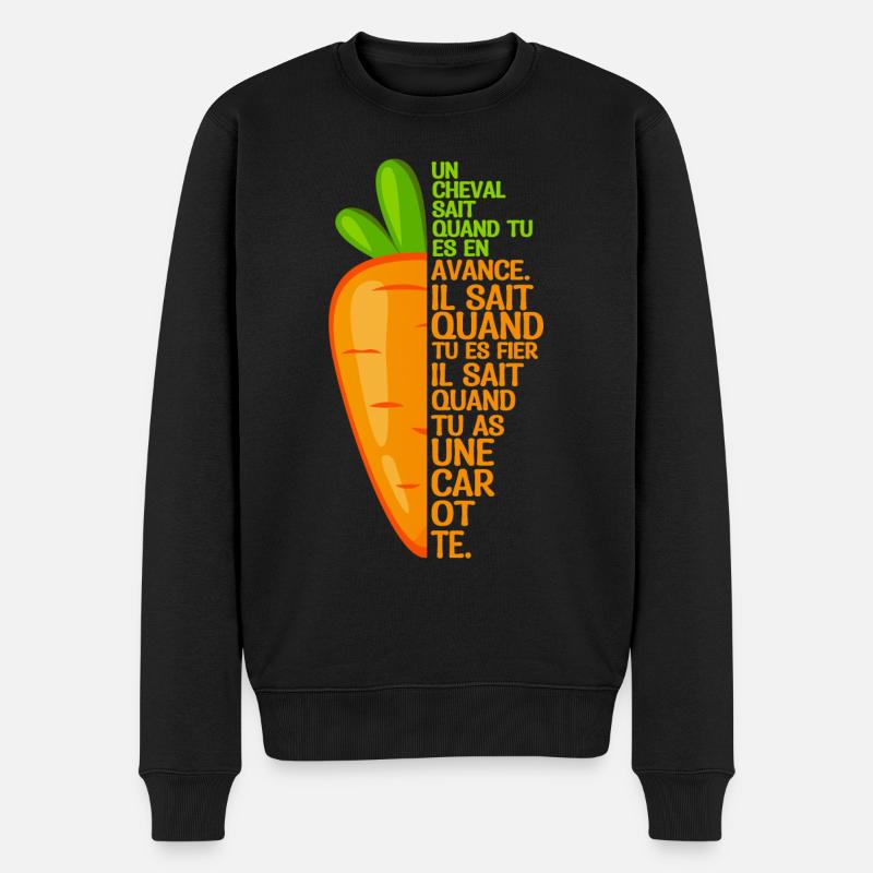 Cheval Equestre - Pull Premium bio Homme - noir