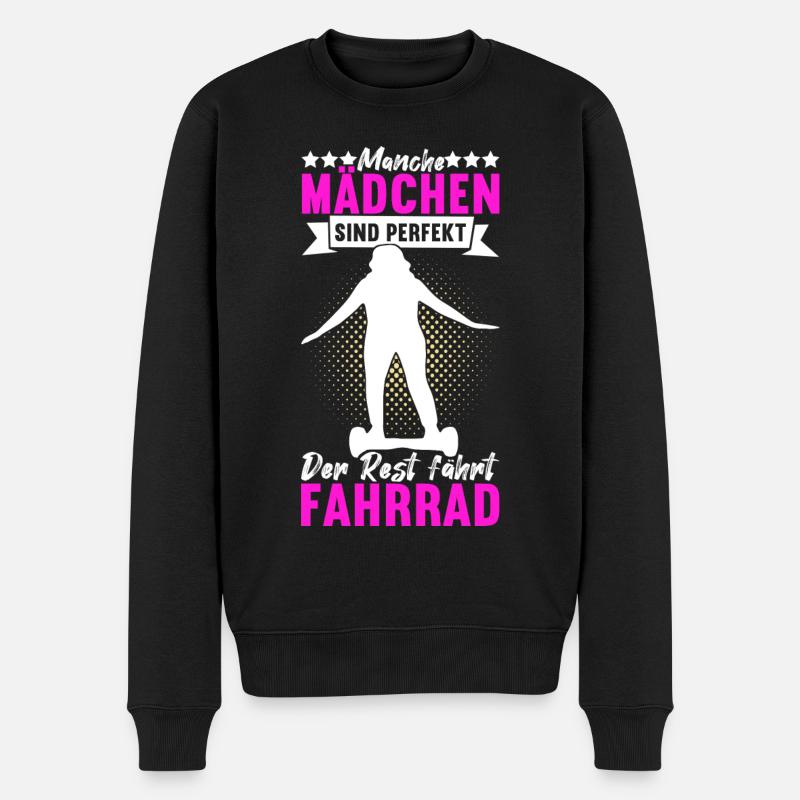 Hoverboard Skating - Männer Premium Bio Pullover - Schwarz