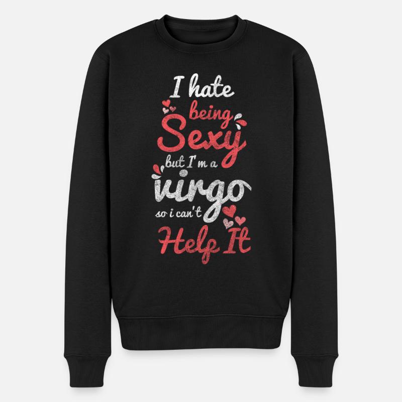 Vierge Septembre Superstition Zodiaque - Pull Premium bio Homme - noir