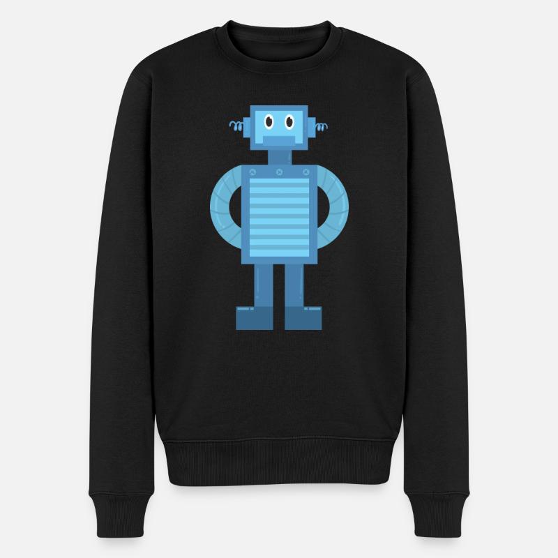 Robot - Pull Premium bio Homme - noir