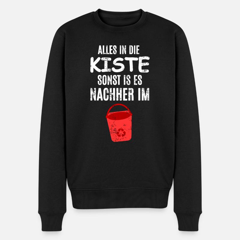 Tout dans le seau - Pull Premium bio Homme - noir