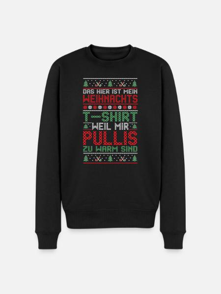Santa Claus Christmas Ugly Christmas - Men's Premium Organic Jumper - black