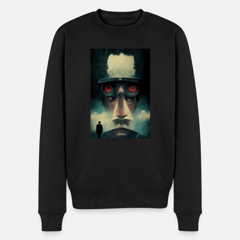 Conception Orwell - Pull Premium bio Homme - noir