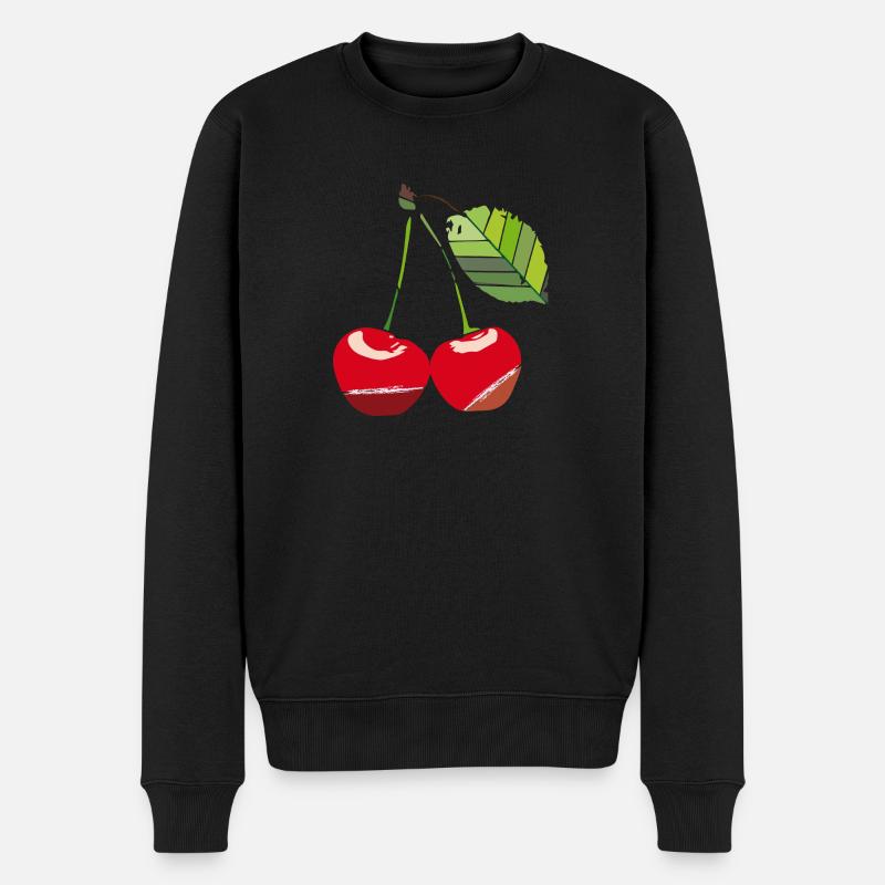 cerise - Pull Premium bio Homme - noir