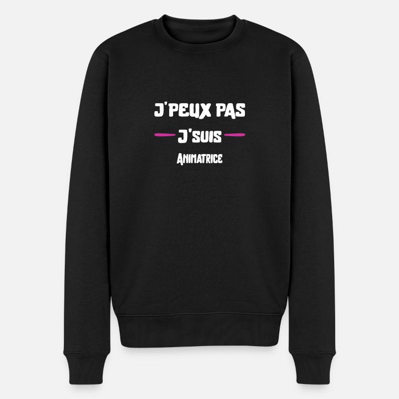 J'peux pas Animatrice cadeau noël - Pull Premium bio Homme - noir