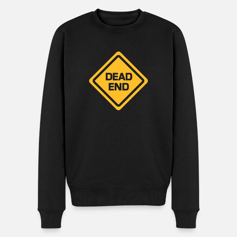 sign dead end - Pull Premium bio Homme - noir