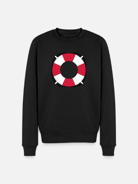 Treetanic lifebuoy - Men's Premium Organic Jumper - black