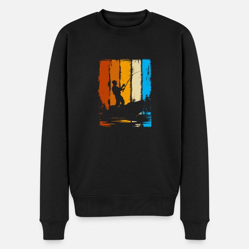 Pêche Pêcheurs Pêche - Pull Premium bio Homme - noir