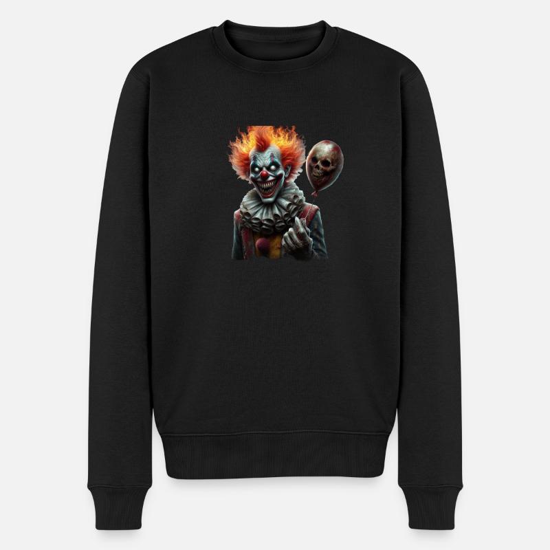 Clown cauchemardesque - Pull Premium bio Homme - noir