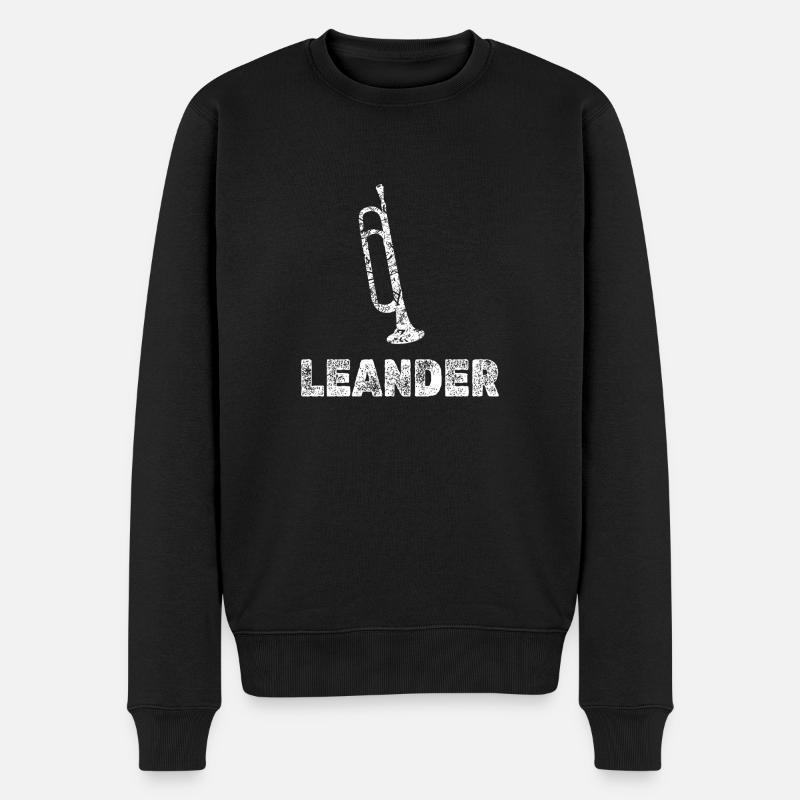 Fanfare Leander - Pull Premium bio Homme - noir