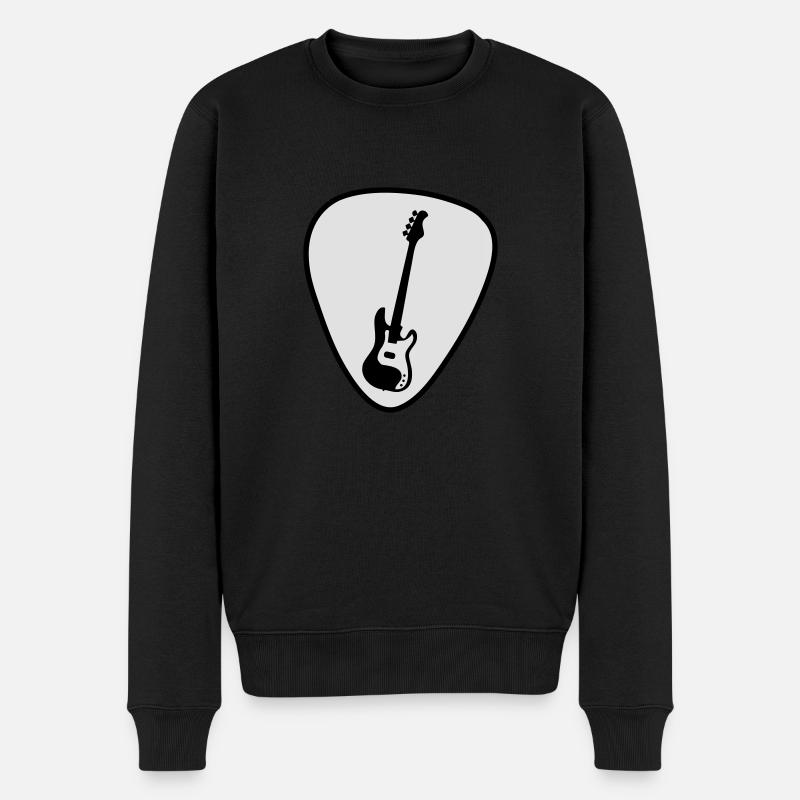guitare - Pull Premium bio Homme - noir