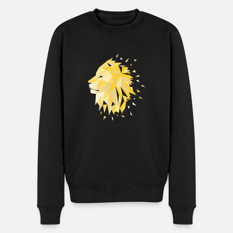 Lion - Pull Premium bio Homme - noir