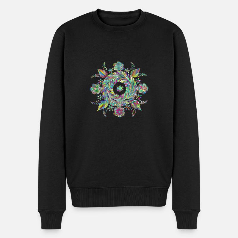 Mandala Art - Pull Premium bio Homme - noir