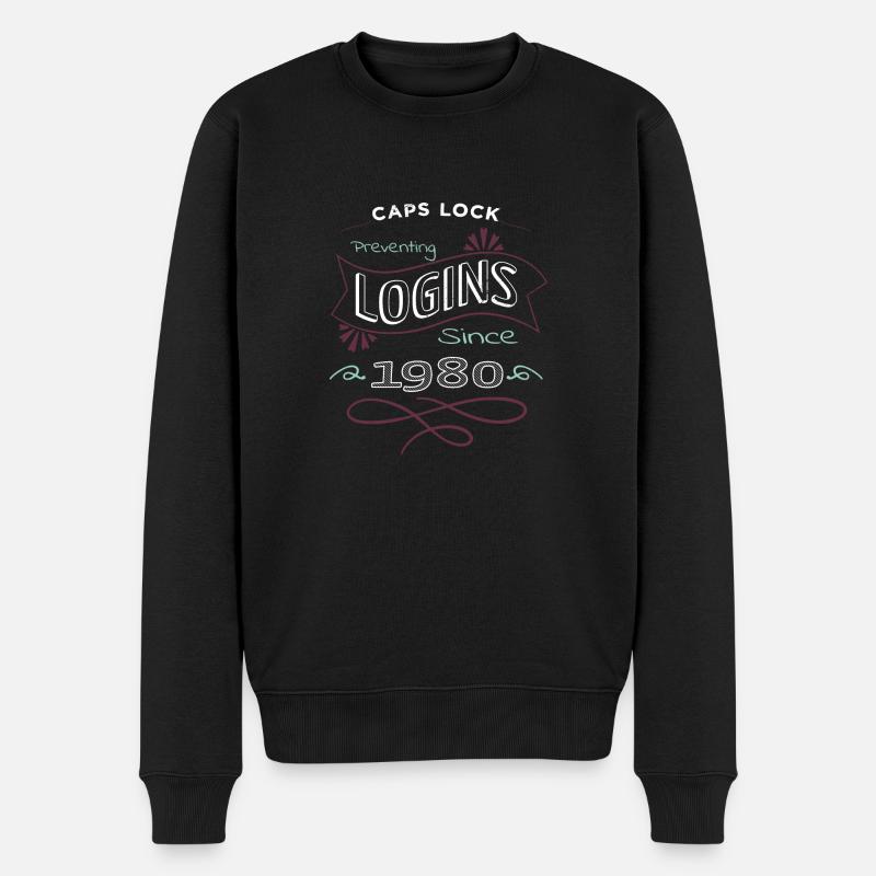 fathersday christmas carols birthday present idea - Männer Premium Bio Pullover - Schwarz