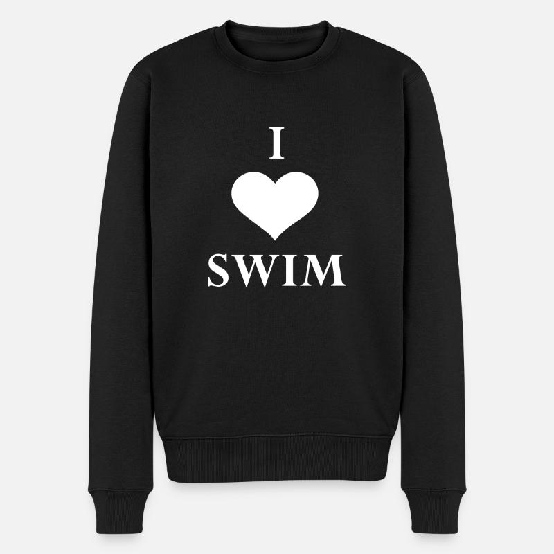 Triathlon Natation Vélo Course Marathon - Pull Premium bio Homme - noir