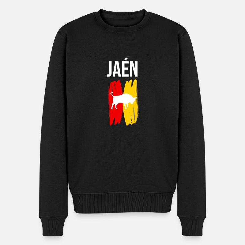 Jaén Souvenir - Pull Premium bio Homme - noir