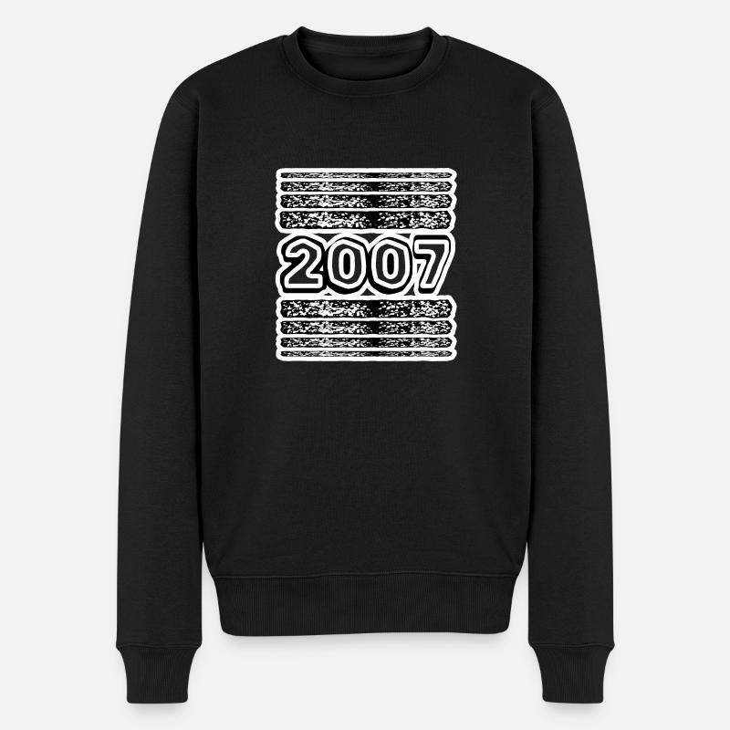 Année 2007 - Pull Premium bio Homme - noir