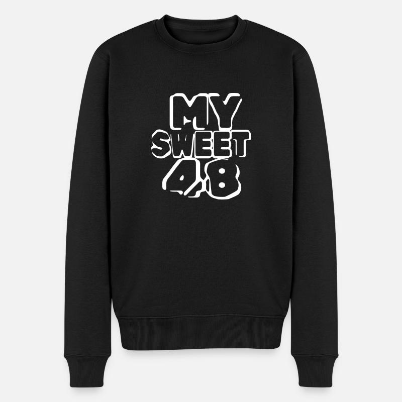 Süß 48 - Männer Premium Bio Pullover - Schwarz