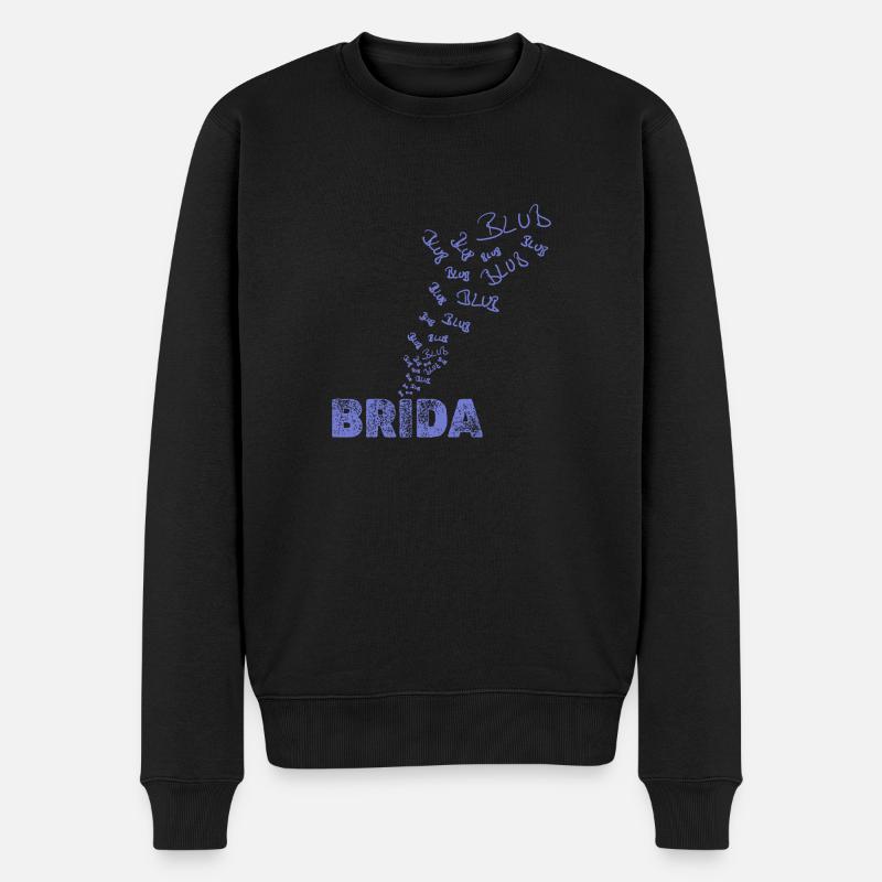 Brida - Männer Premium Bio Pullover - Schwarz