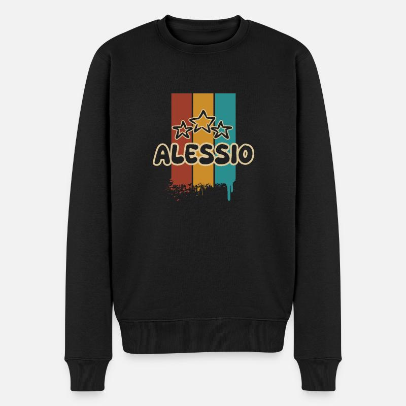 Cadeau pour Alessio - Pull Premium bio Homme - noir