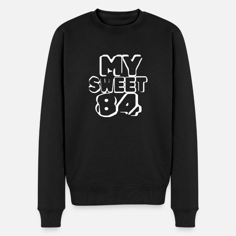 Anniversaire 84 - Pull Premium bio Homme - noir