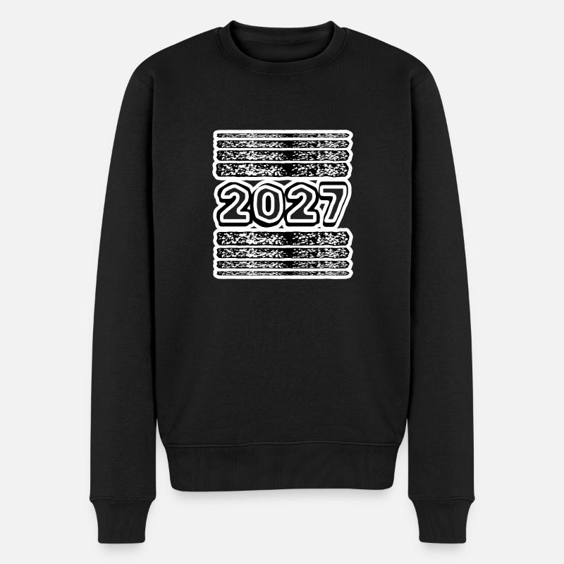 Année 2027 - Pull Premium bio Homme - noir