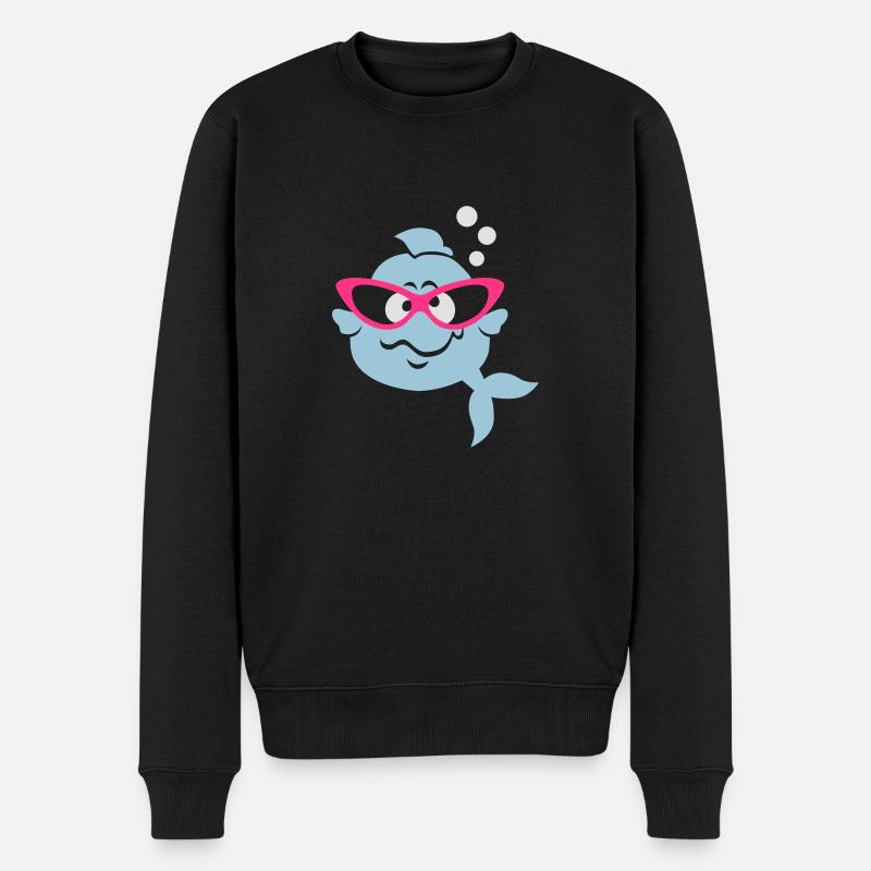 Fish de - Pull Premium bio Homme - noir