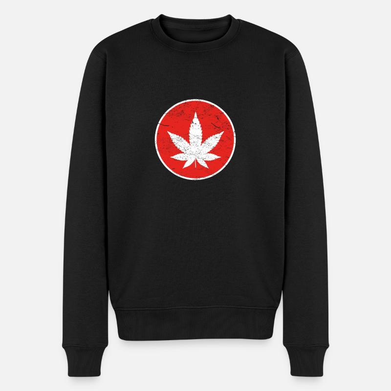 Cadeau weed reggea - Pull Premium bio Homme - noir