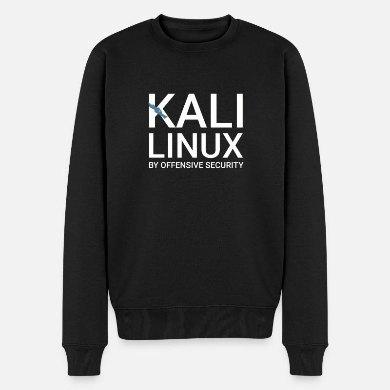 Kali Linux - Männer Premium Bio Pullover - Schwarz