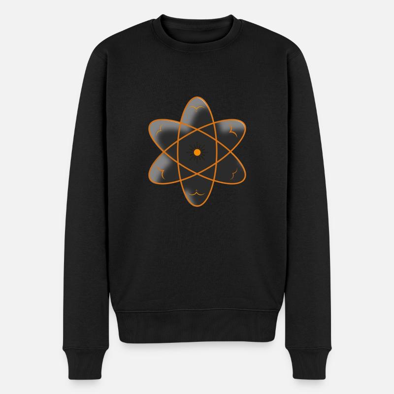 Sonnen Zyklus - Männer Premium Bio Pullover - Schwarz