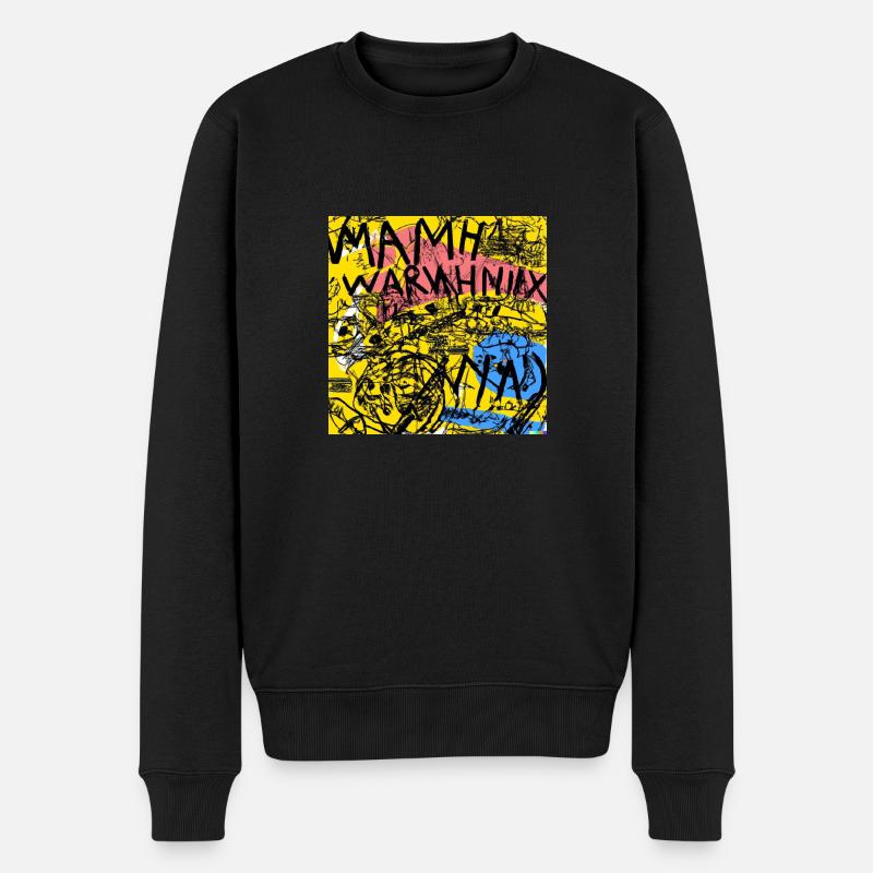 Warnhnix - Männer Premium Bio Pullover - Schwarz