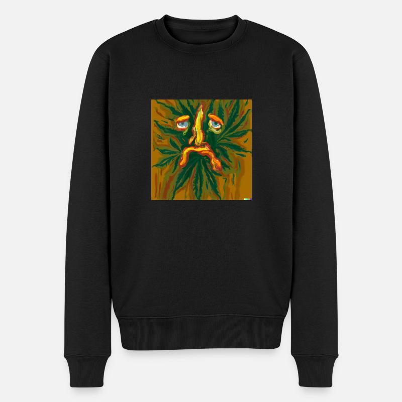 Muncannabis - Männer Premium Bio Pullover - Schwarz