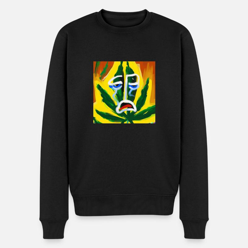 Muncannabis_II - Pull Premium bio Homme - noir