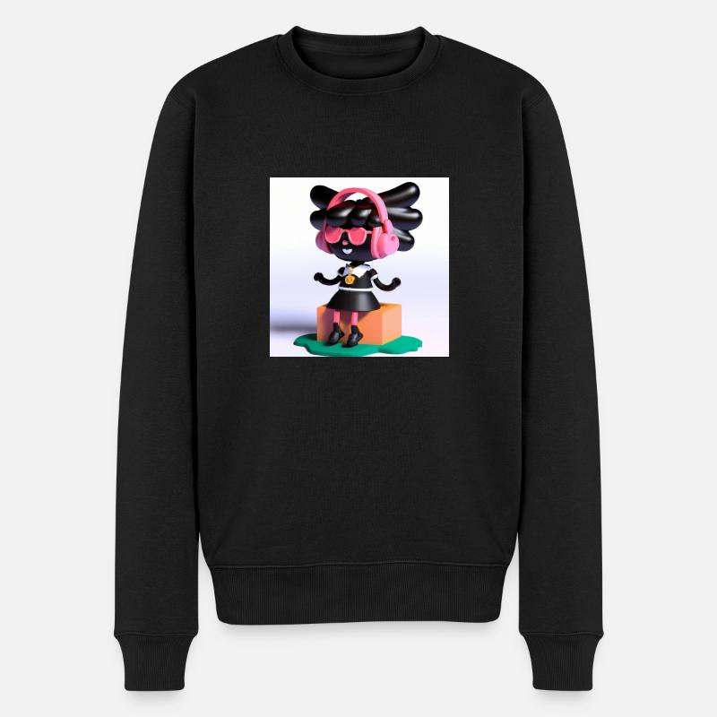 ILLUSTRATION MUSICALE AMUSANTE 5 - Pull Premium bio Homme - noir