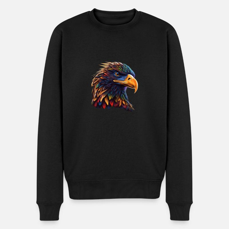 AIGLE SEVERE - OEIL ACERE - Pull Premium bio Homme - noir