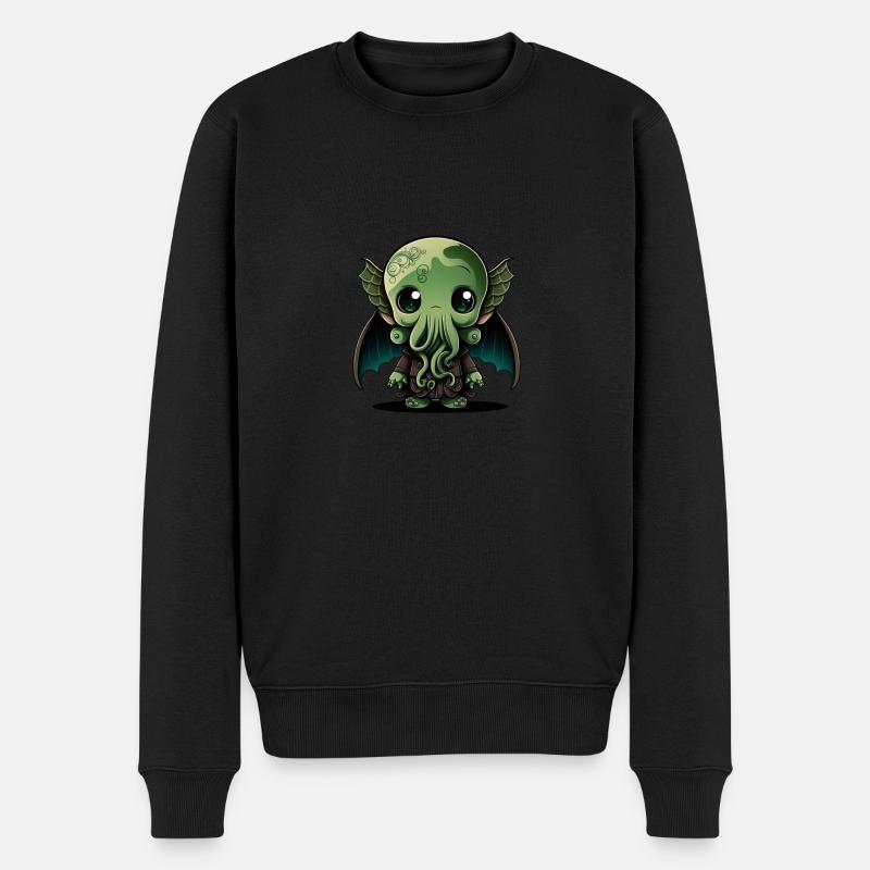 Un bébé mignon Cthulhu - Pull Premium bio Homme - noir