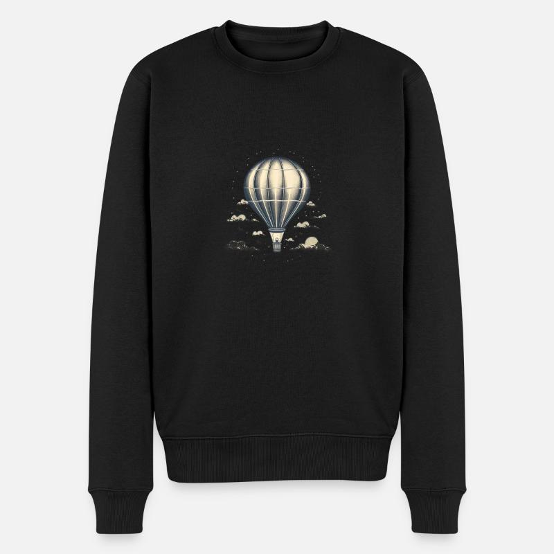 Ballon rétro - Pull Premium bio Homme - noir