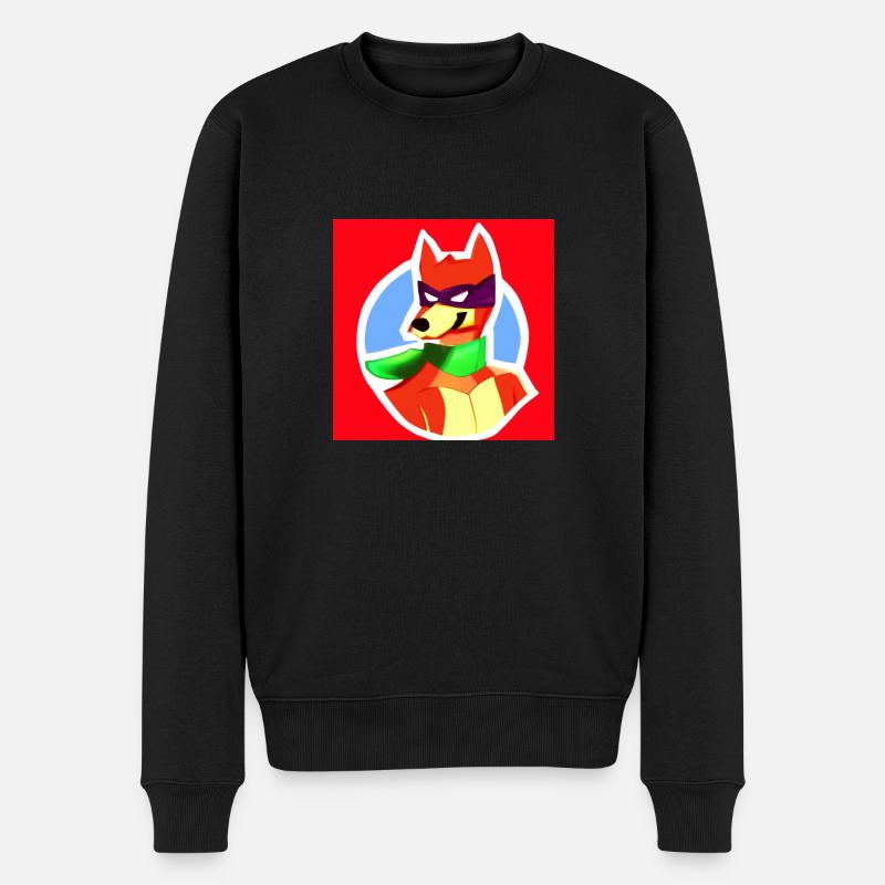 Cyberdoge#3 - Männer Premium Bio Pullover - Schwarz