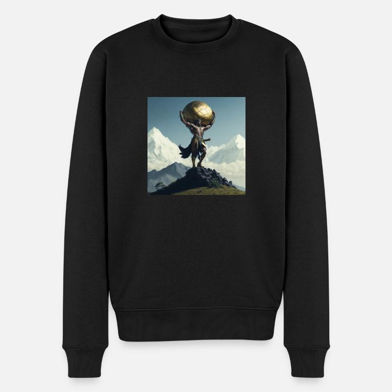Sayajin warrior - Männer Premium Bio Pullover - Schwarz