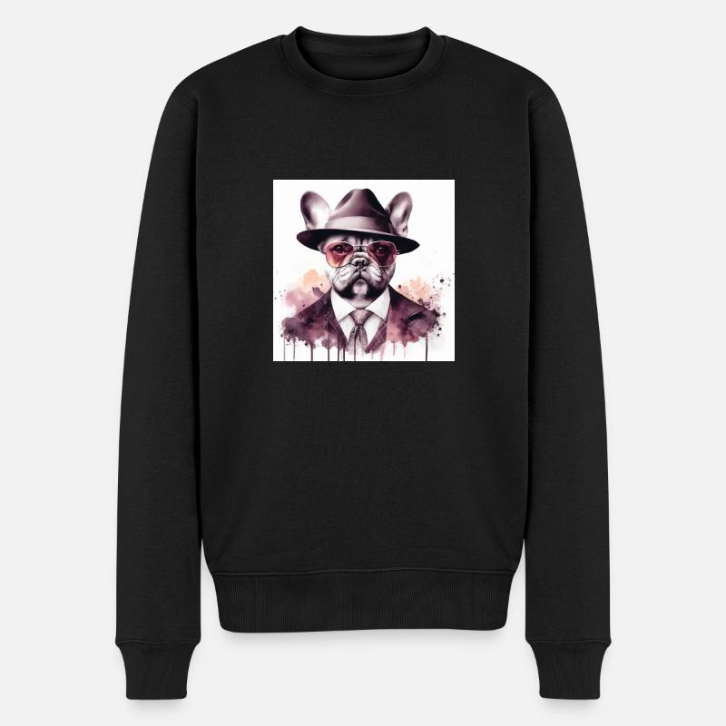 Bully le Parrain - Pull Premium bio Homme - noir