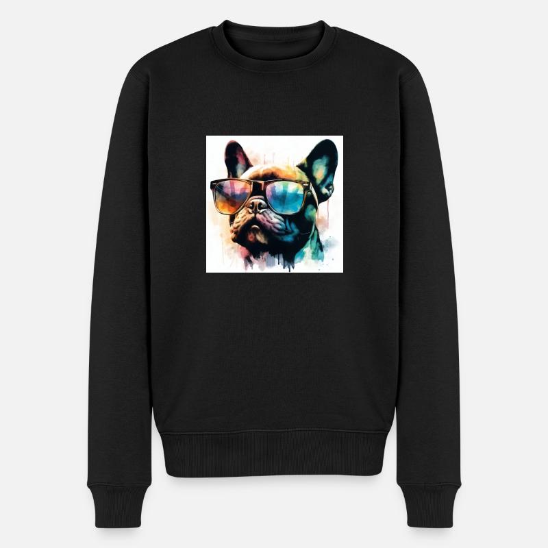 Cool Bully - Männer Premium Bio Pullover - Schwarz