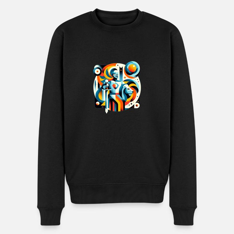 Gareth - Männer Premium Bio Pullover - Schwarz