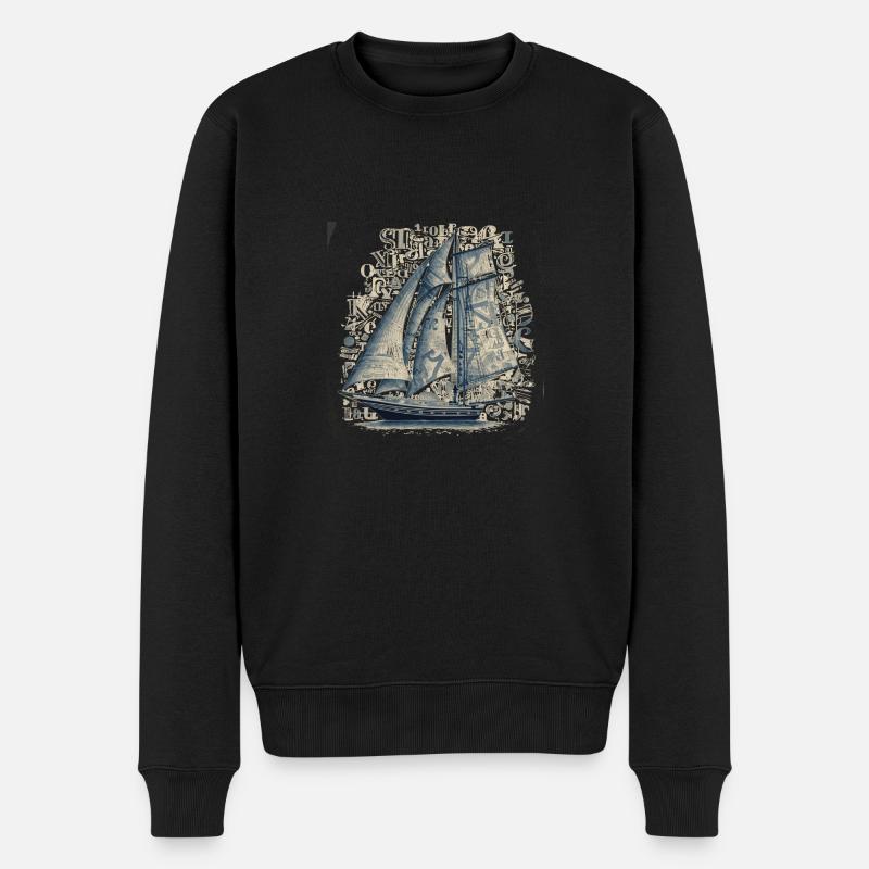 boot - Männer Premium Bio Pullover - Schwarz