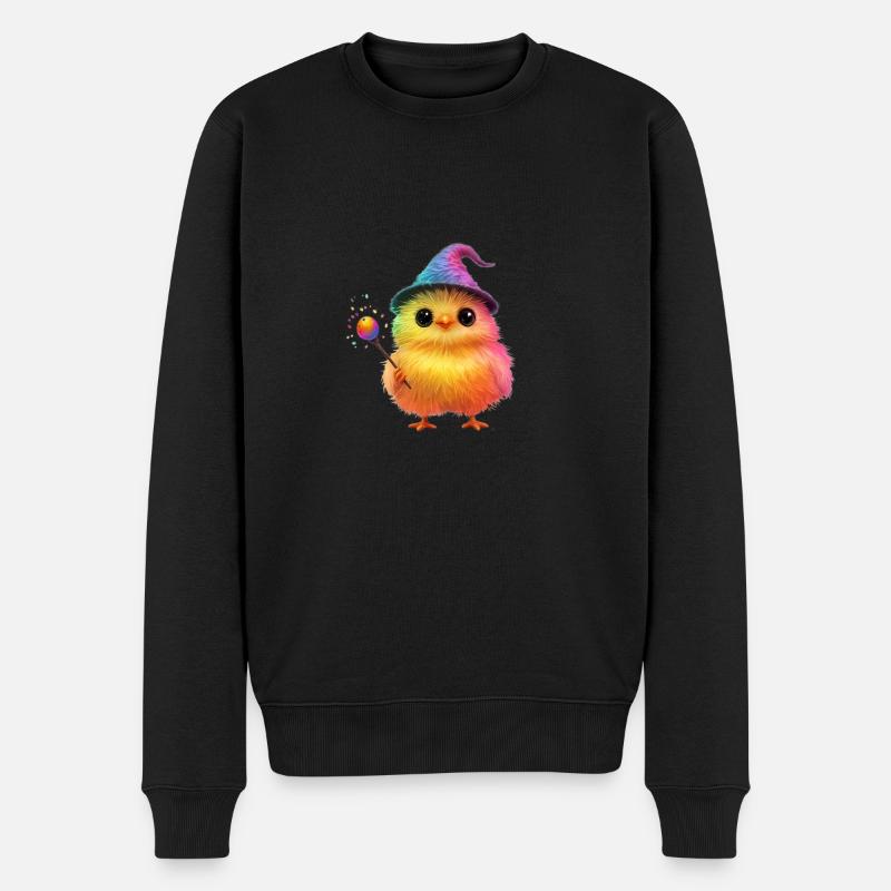 poussin magique - Pull Premium bio Homme - noir