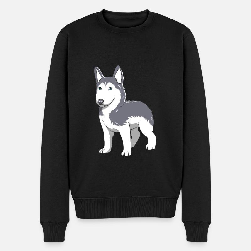 Rauque - Pull Premium bio Homme - noir