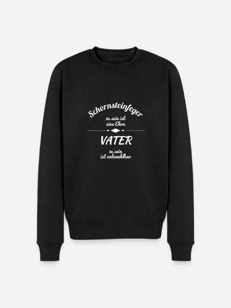 Schornsteinfeger - Männer Premium Bio Pullover - Schwarz