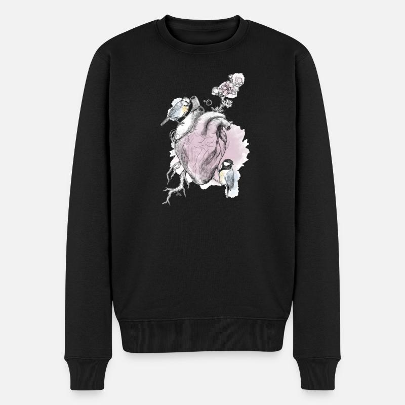 et cœur - Pull Premium bio Homme - noir