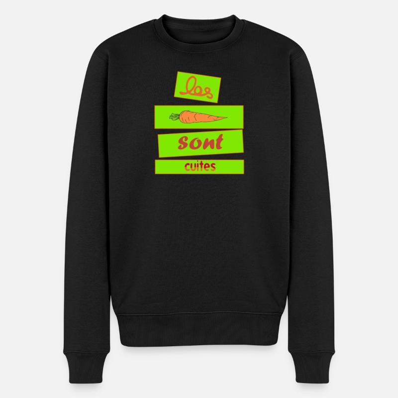 Die Karotten werden gekocht - Männer Premium Bio Pullover - Schwarz