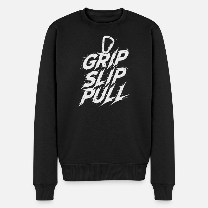 Grip Slip Pull Éclats Urbains - Pull Premium bio Homme - noir