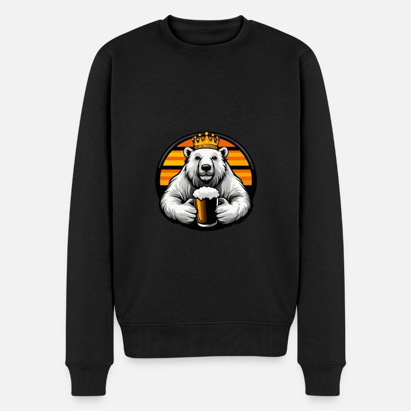 Bière Polar Bear - Pull Premium bio Homme - noir